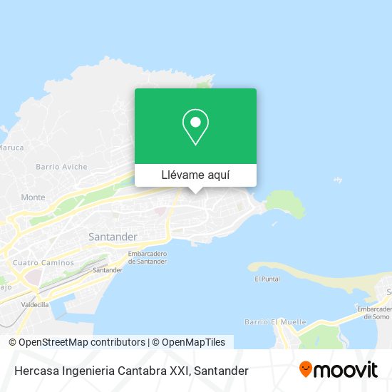 Mapa Hercasa Ingenieria Cantabra XXI
