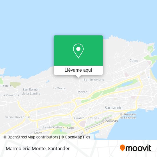 Mapa Marmoleria Monte