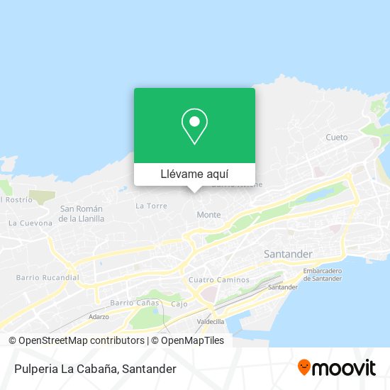 Mapa Pulperia La Cabaña