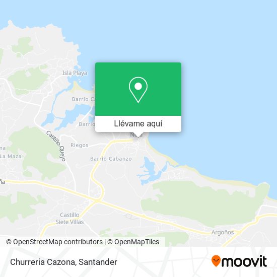 Mapa Churreria Cazona