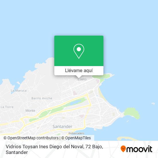 Mapa Vidrios Toysan Ines Diego del Noval, 72 Bajo