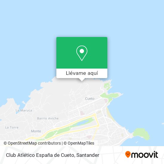 Mapa Club Atlético España de Cueto