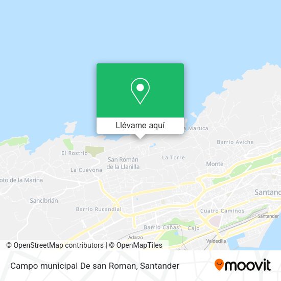 Mapa Campo municipal De san Roman