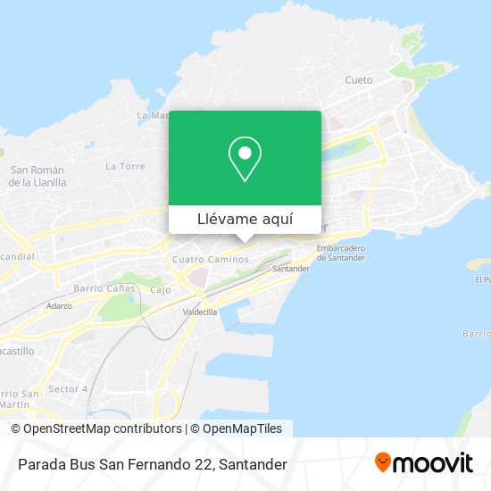 Mapa Parada Bus San Fernando 22