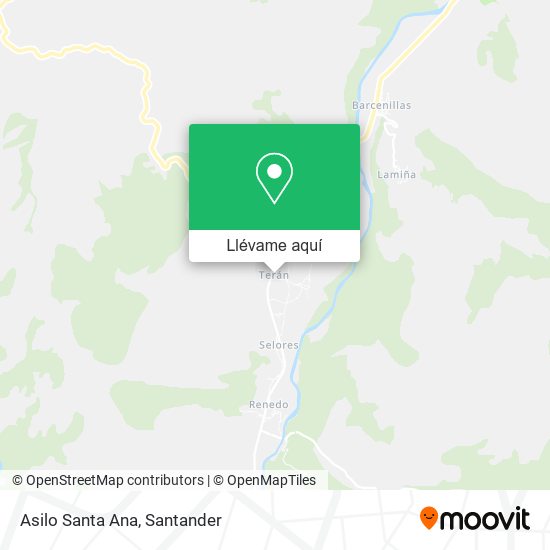 Mapa Asilo Santa Ana