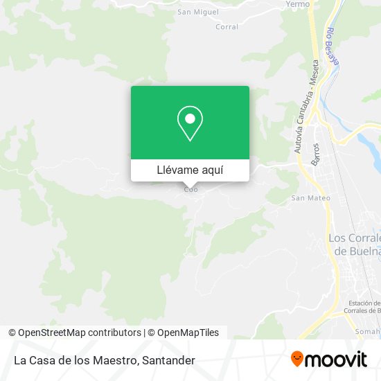 Mapa La Casa de los Maestro