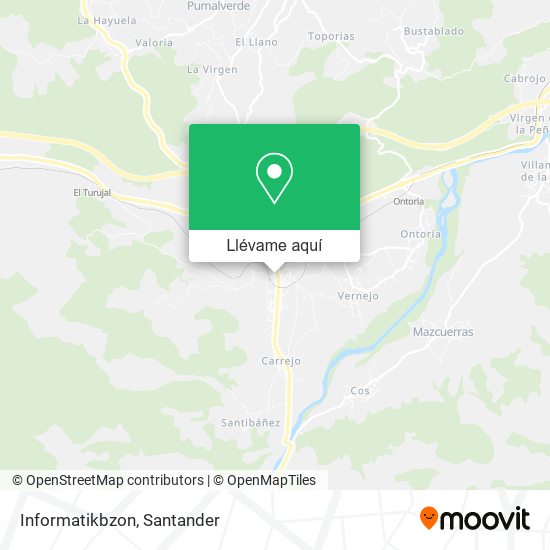 Mapa Informatikbzon