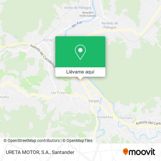 Mapa URETA MOTOR, S.A.