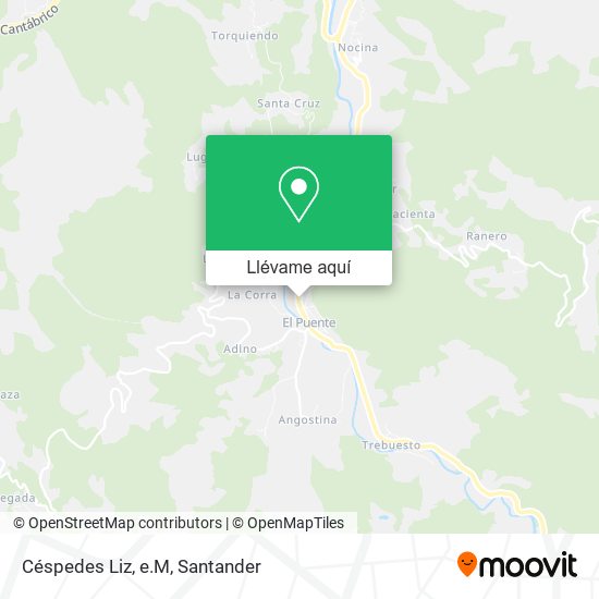 Mapa Céspedes Liz, e.M