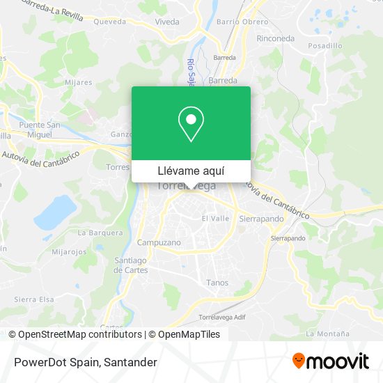 Mapa PowerDot Spain