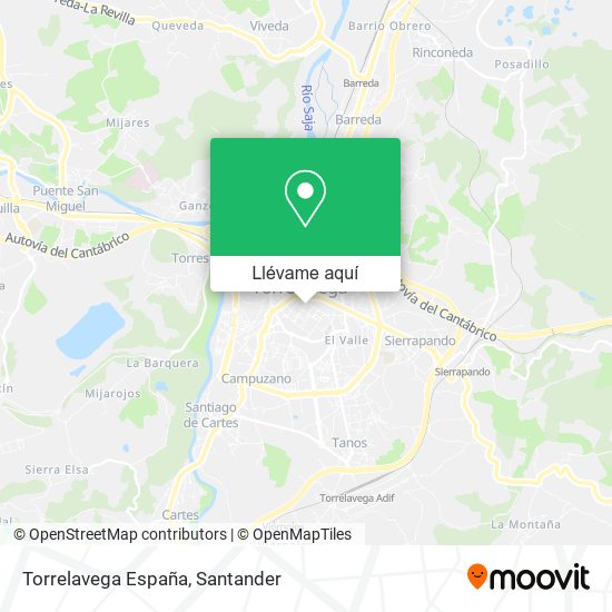 Mapa Torrelavega España