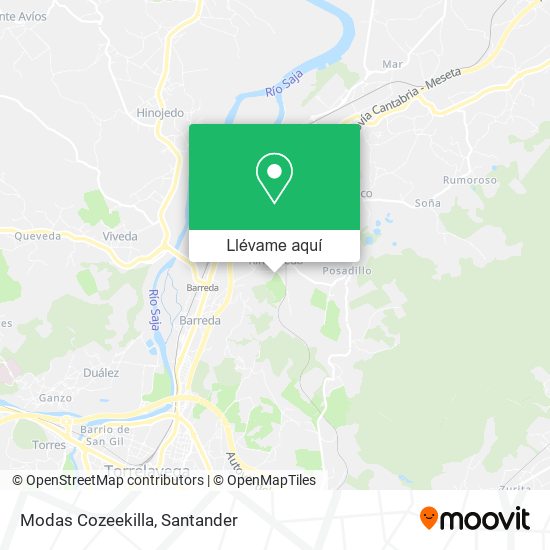 Mapa Modas Cozeekilla