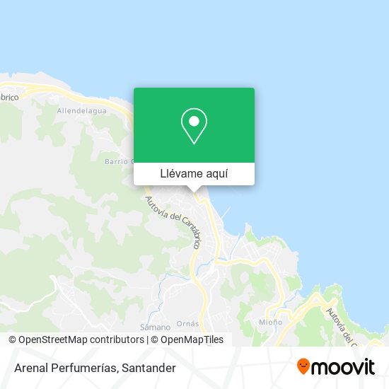 Mapa Arenal Perfumerías