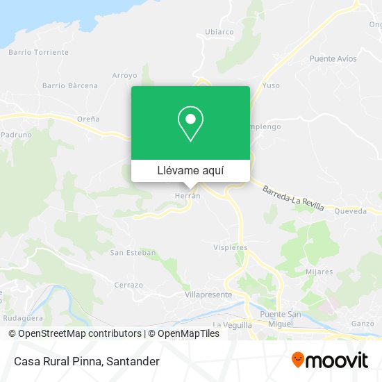 Mapa Casa Rural Pinna