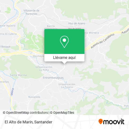 Mapa El Alto de Marín
