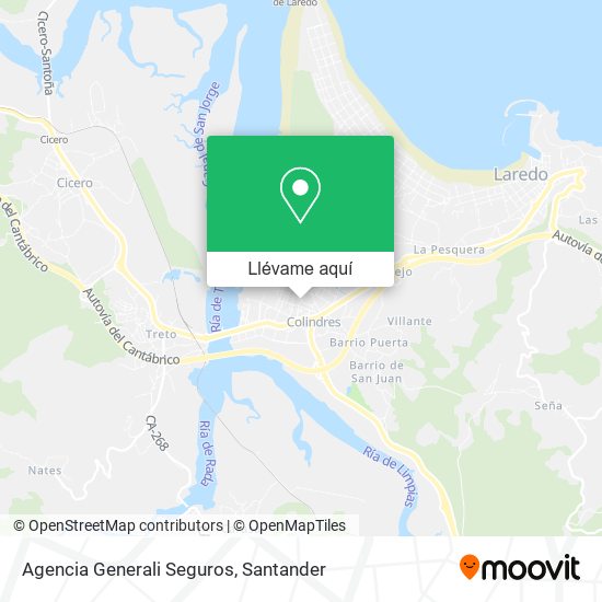 Mapa Agencia Generali Seguros