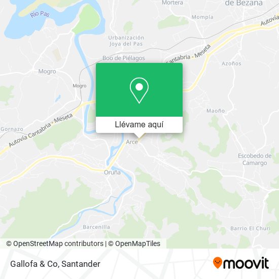 Mapa Gallofa & Co