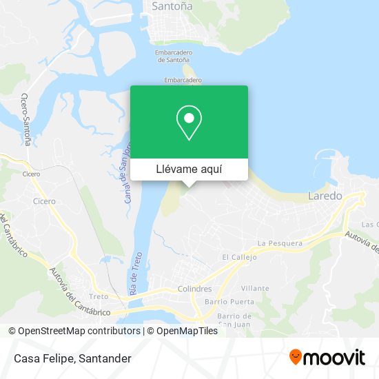 Mapa Casa Felipe