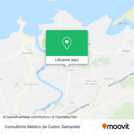 Mapa Consultorio Médico de Cudon