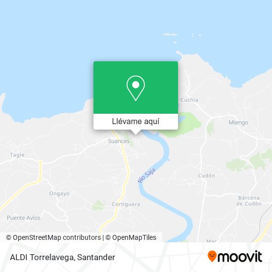 Mapa ALDI Torrelavega