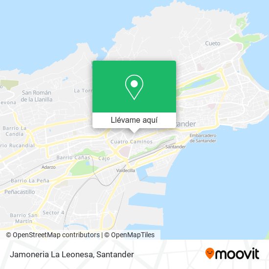 Mapa Jamoneria La Leonesa