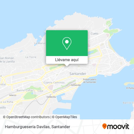 Mapa Hamburguesería Davilas