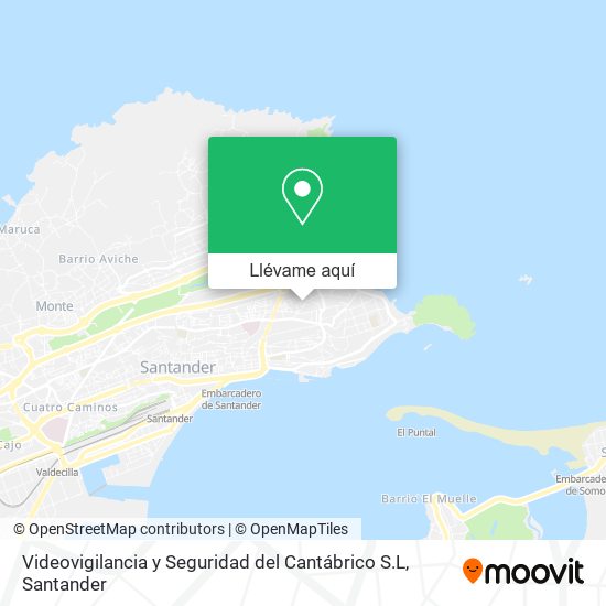 Mapa Videovigilancia y Seguridad del Cantábrico S.L