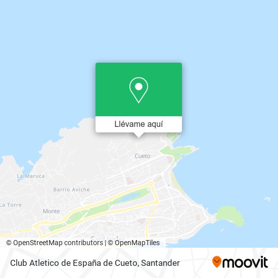 Mapa Club Atletico de España de Cueto
