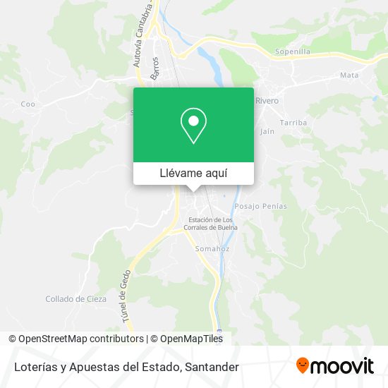 Mapa Loterías y Apuestas del Estado