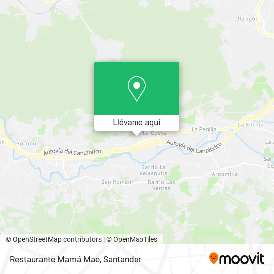 Mapa Restaurante Mamá Mae