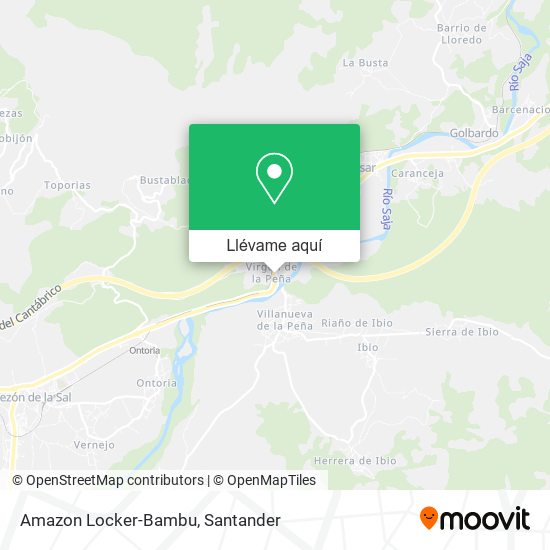 Mapa Amazon Locker-Bambu