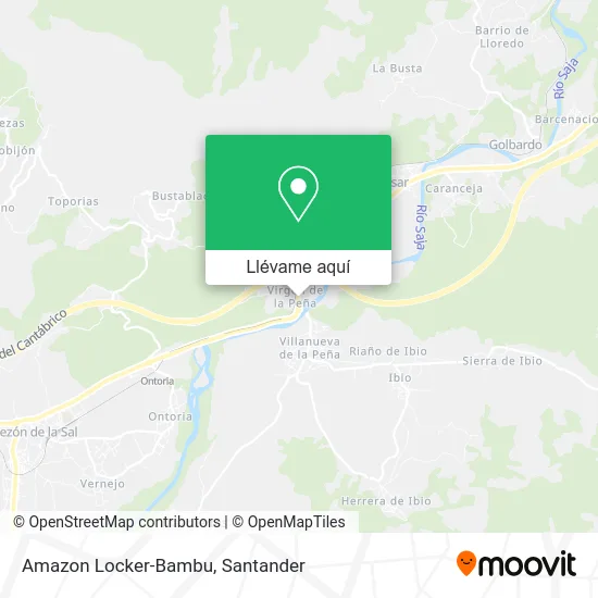 Mapa Amazon Locker-Bambu