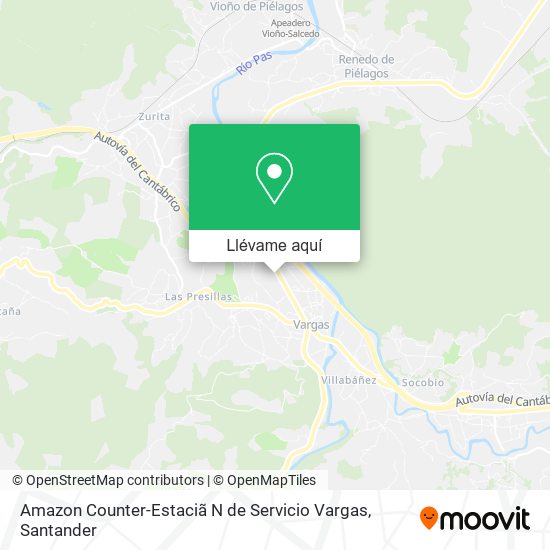 Mapa Amazon Counter-Estaciã N de Servicio Vargas