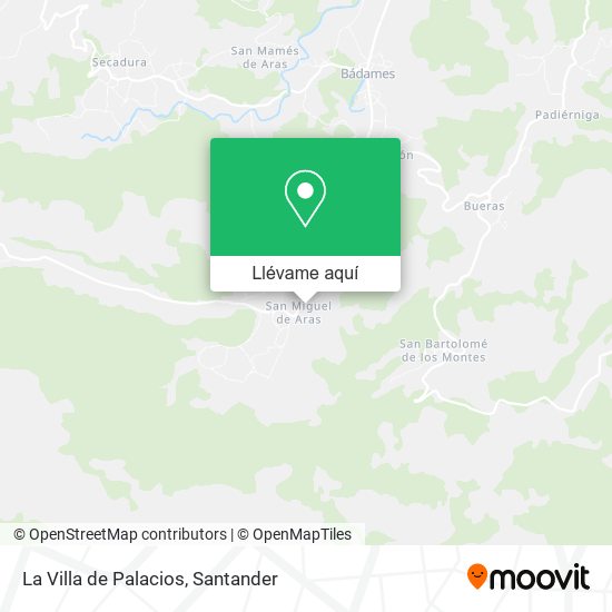 Mapa La Villa de Palacios