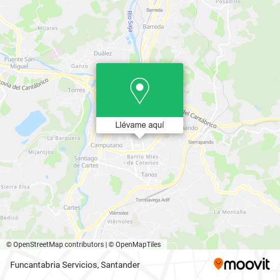 Mapa Funcantabria Servicios