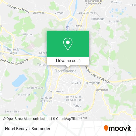 Mapa Hotel Besaya
