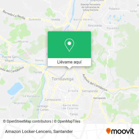Mapa Amazon Locker-Lencero