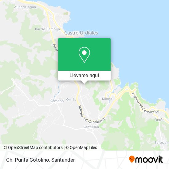 Mapa Ch. Punta Cotolino