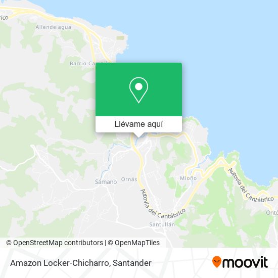 Mapa Amazon Locker-Chicharro