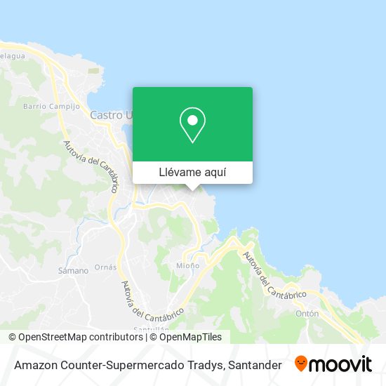 Mapa Amazon Counter-Supermercado Tradys