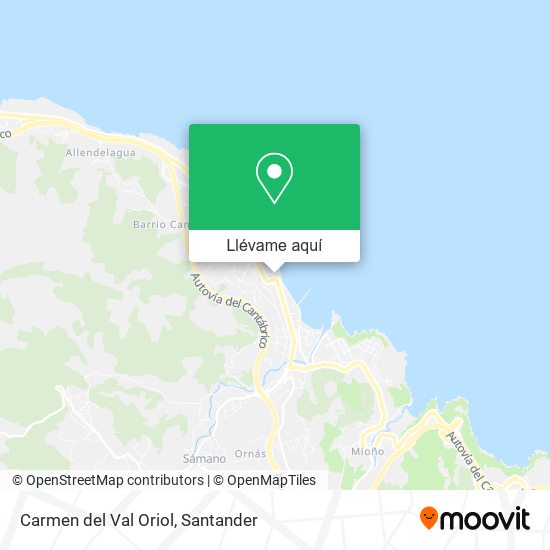Mapa Carmen del Val Oriol