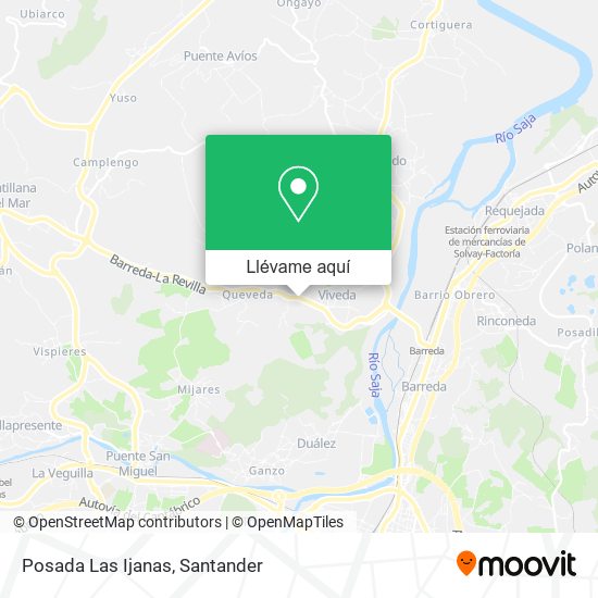 Mapa Posada Las Ijanas