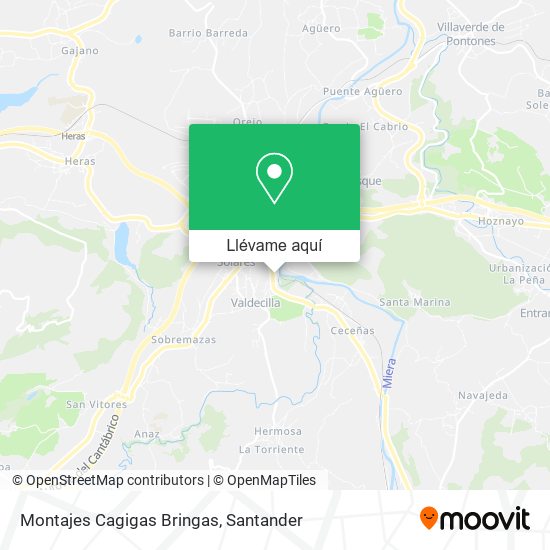Mapa Montajes Cagigas Bringas