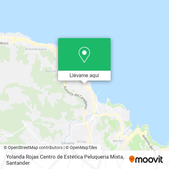 Mapa Yolanda Rojas Centro de Estética Peluqueria Mixta