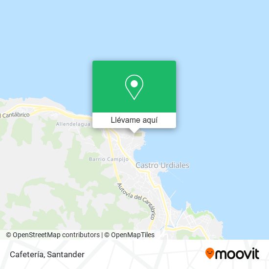 Mapa Cafetería