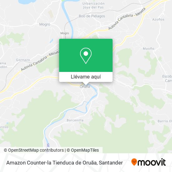 Mapa Amazon Counter-la Tienduca de Oruãa