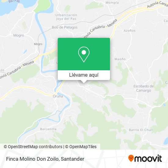 Mapa Finca Molino Don Zoilo