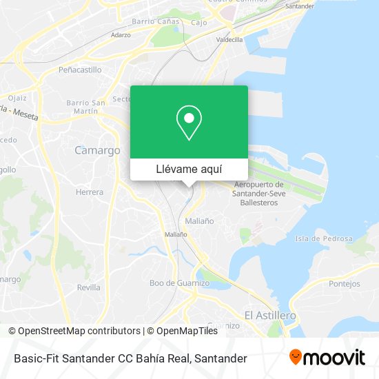 Mapa Basic-Fit Santander CC Bahía Real