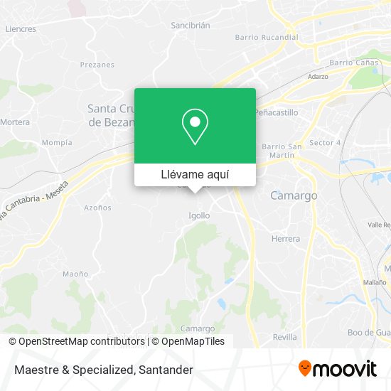 Mapa Maestre & Specialized