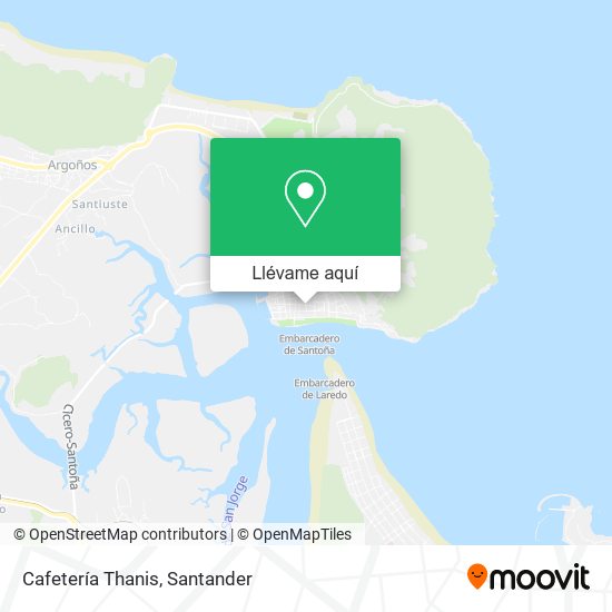 Mapa Cafetería Thanis